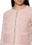  - CRUSH COLLECTION - Tweed Crewneck Jacket