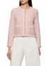CRUSH COLLECTION Tweed Crewneck Jacket