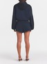 Front View - Click To Enlarge - SKIMS - Woven Cotton Half Zip Pullover Jacket