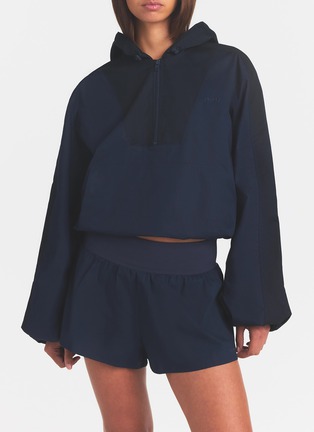 Figure View - Click To Enlarge - SKIMS - Woven Cotton Half Zip Pullover Jacket