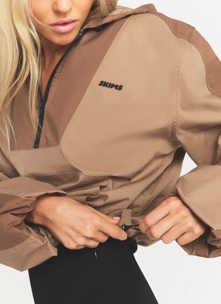 - SKIMS - Woven Cotton Half Zip Pullover Jacket
