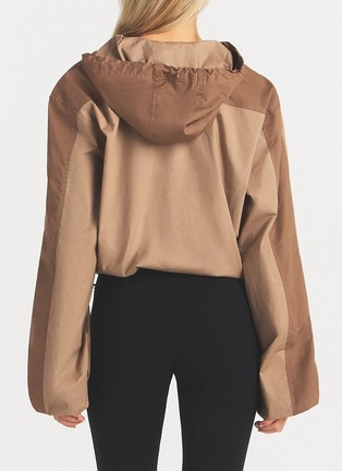 Front View - Click To Enlarge - SKIMS - Woven Cotton Half Zip Pullover Jacket