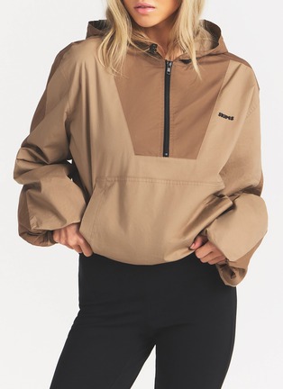 Figure View - Click To Enlarge - SKIMS - Woven Cotton Half Zip Pullover Jacket