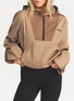Figure View - Click To Enlarge - SKIMS - Woven Cotton Half Zip Pullover Jacket
