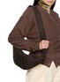 Figure View - Click To Enlarge - LEMAIRE - Small Croissant Nubuck Leather Bag