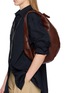 Figure View - Click To Enlarge - LEMAIRE - Fortune Croissant Leather Bag