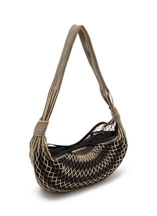 Detail View - Click To Enlarge - LEMAIRE - X Filt Fortune Croissant Net Shoulder Bag
