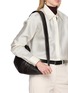 Figure View - Click To Enlarge - LEMAIRE - Small Croissant Leather Bag