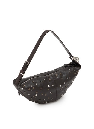 Detail View - Click To Enlarge - LEMAIRE - Mini Quiver Clip Studded Leather Bag