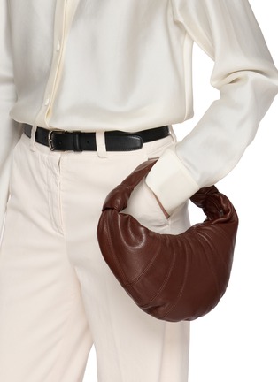 Figure View - Click To Enlarge - LEMAIRE - Mini Fortune Croissant Leather Bag
