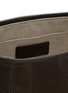 Detail View - Click To Enlarge - LEMAIRE - Medium Croissant Alpaca Nubuck Leather Shoulder Bag