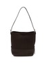 LEMAIRE Small Belted Alpaca Nubuck Leather Tote Bag