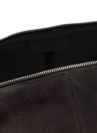 Detail View - Click To Enlarge - LEMAIRE - Classic Quiver Clip Suede Leather Bag