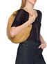 Figure View - Click To Enlarge - LEMAIRE - Fortune Croissant Leather Bag