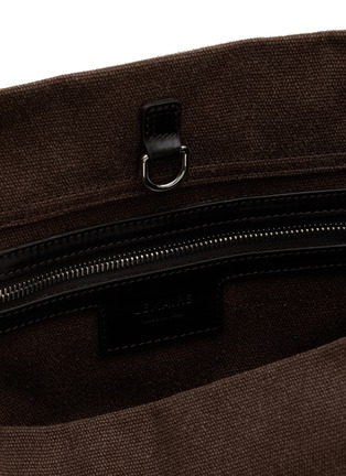 Detail View - Click To Enlarge - LEMAIRE - Belted Cotton Canvas Tote Bag