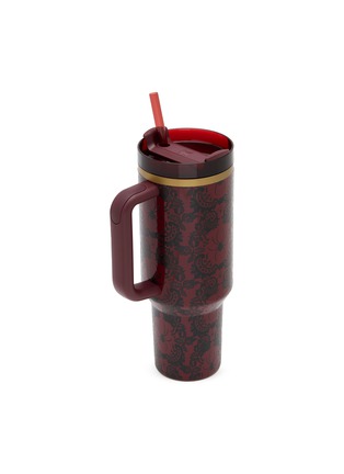 Detail View - Click To Enlarge - STANLEY - The Quencher H2.0 FlowState™ Tumbler 40oz — Bordeaux Lace