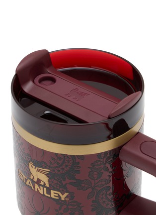 Detail View - Click To Enlarge - STANLEY - Halloween The Quencher H2.0 FlowState™ Tumbler 20oz — Bordeaux Lace