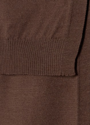 Detail View - Click To Enlarge - LEMAIRE - Merino Blend Wrap Scarf