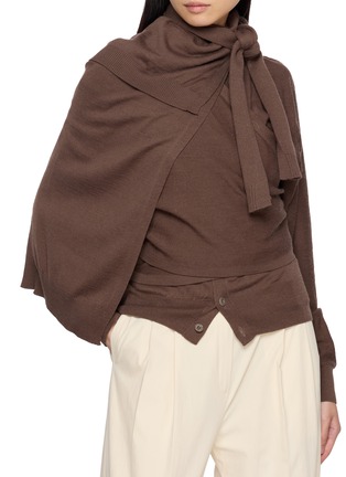 Figure View - Click To Enlarge - LEMAIRE - Merino Blend Wrap Scarf