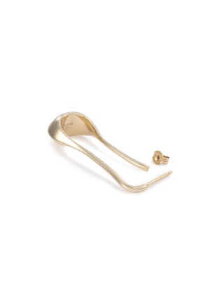 Detail View - Click To Enlarge - LEMAIRE - Drop Sterling Silver Gold Plated Earrings