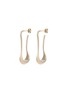 Main View - Click To Enlarge - LEMAIRE - Drop Sterling Silver Gold Plated Earrings