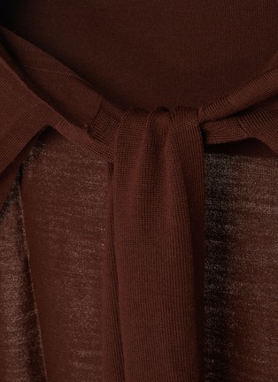 Detail View - Click To Enlarge - LEMAIRE - Merino Blend Wrap Scarf