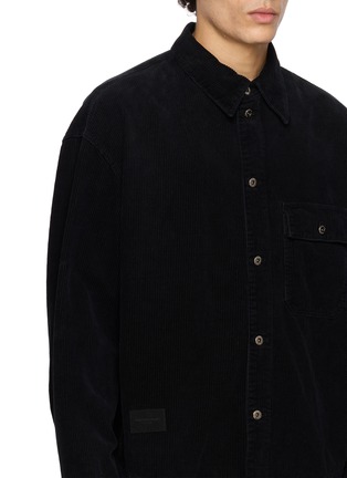  - WOOYOUNGMI - Logo Patch Flap Pocket Cord Shirt