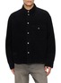 WOOYOUNGMI Logo Patch Flap Pocket Cord Shirt