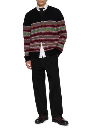 Figure View - Click To Enlarge - WOOYOUNGMI - Round Neck Knit Cardigan
