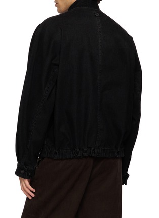 Back View - Click To Enlarge - WOOYOUNGMI - Cropped Corduroy Harrington Jacket