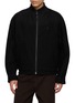 WOOYOUNGMI Cropped Corduroy Harrington Jacket