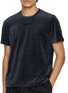  - WOOYOUNGMI - Logo Embroidered Cotton Velour T-Shirt