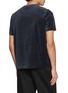 Back View - Click To Enlarge - WOOYOUNGMI - Logo Embroidered Cotton Velour T-Shirt