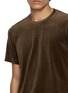  - WOOYOUNGMI - Cropped Velour T-Shirt