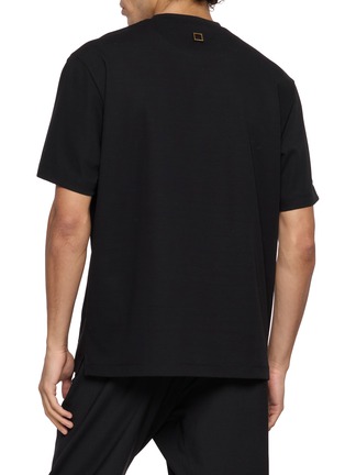 Back View - Click To Enlarge - WOOYOUNGMI - Metal Logo Cotton T-shirt