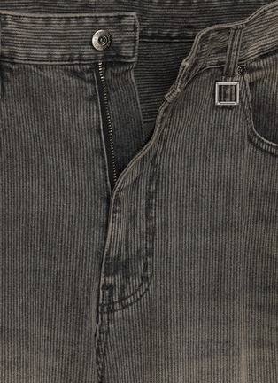  - WOOYOUNGMI - Straight Leg Ribbed Denim Jeans