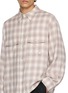  - WOOYOUNGMI - Long Sleeve Shadow Chequered Double Pocket Shirt