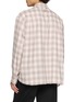 Back View - Click To Enlarge - WOOYOUNGMI - Long Sleeve Shadow Chequered Double Pocket Shirt