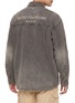 Back View - Click To Enlarge - WOOYOUNGMI - Back Logo Denim Overshirt
