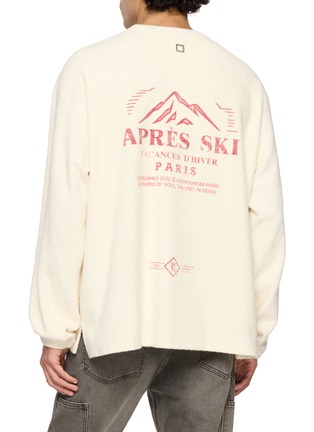 Back View - Click To Enlarge - WOOYOUNGMI - Apres Ski Printed Long Sleeve T-Shirt