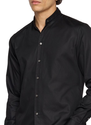  - WOOYOUNGMI - Small Round Collar Cotton Shirt