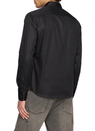Back View - Click To Enlarge - WOOYOUNGMI - Small Round Collar Cotton Shirt