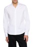 WOOYOUNGMI Logo Pin Cotton Poplin Shirt