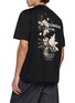 Back View - Click To Enlarge - WOOYOUNGMI - Floral Printed Back Logo Cotton T-shirt