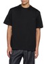 WOOYOUNGMI Floral Printed Back Logo Cotton T-shirt
