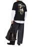 Figure View - Click To Enlarge - WOOYOUNGMI - Floral Printed Back Logo Cotton T-shirt