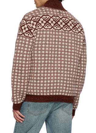 Back View - Click To Enlarge - WOOYOUNGMI - Zip Up Knit Cardigan
