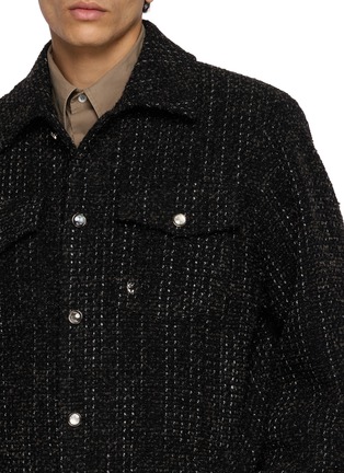  - WOOYOUNGMI - Tweed Button-Up Jacket