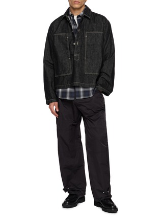 Figure View - Click To Enlarge - WOOYOUNGMI - Wide Leg Parachute Pants