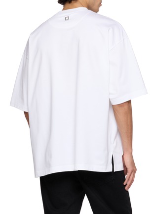 Back View - Click To Enlarge - WOOYOUNGMI - Embroidered Logo Cotton T-shirt